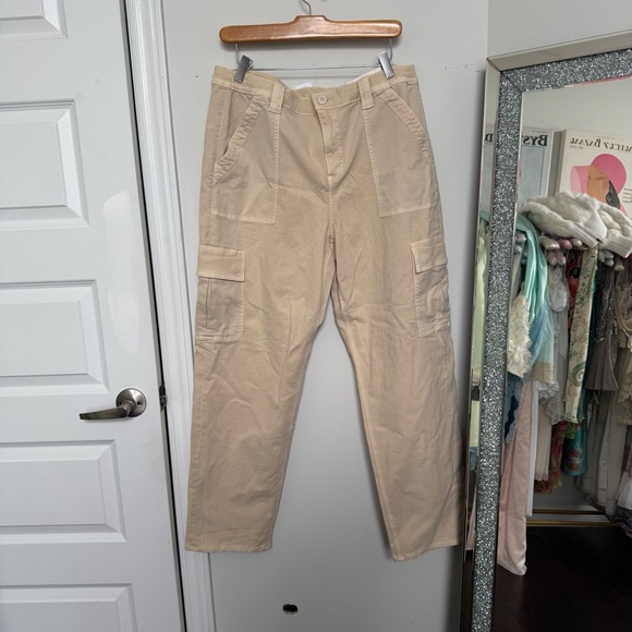 NWT American Eagle ’90s Straight Stretch Khaki Pants Beige Women’s Size 16 - Picture 3 of 5